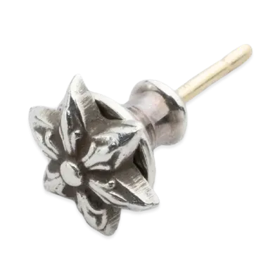 Chrome Hearts Star Stud Earrings "Silver"