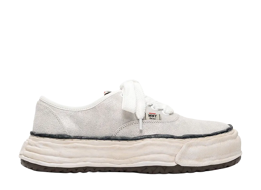 Maison MIHARA YASUHIRO BAKER 26 OG Sole Glittery Suede Low-top Sneakers "White"