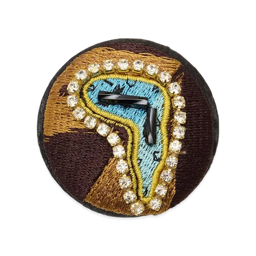 UNDERCOVER Silk Fabric Badge "Black"