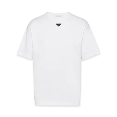 PRADA Cotton T-Shirt "White"