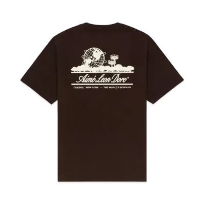 Aime Leon Dore Unisphere Short-Sleeve Tee "Brown"