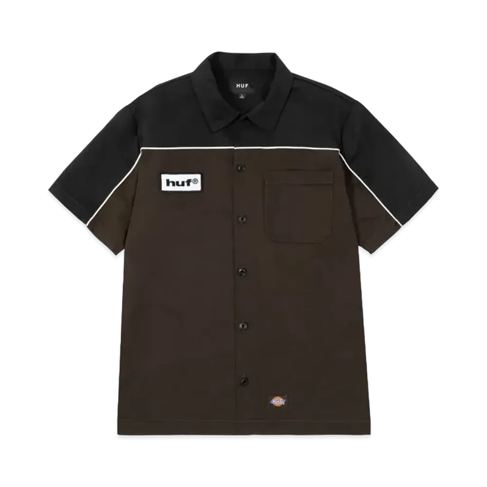 HUF x Dickies Garage Shirt "Brown"