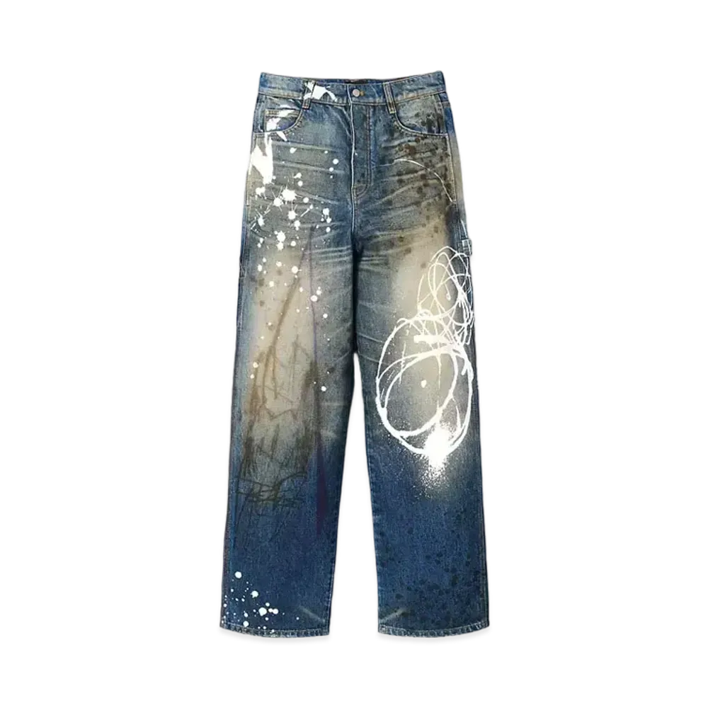Marc Jacobs x FUTURA Painted Oversized Jean