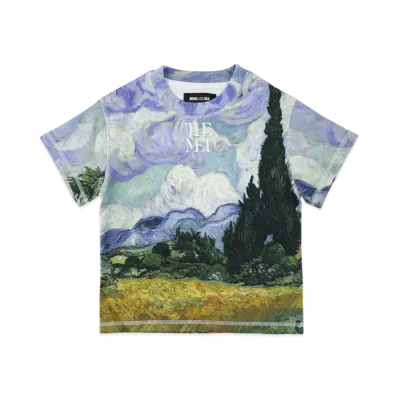 WIND AND SEA x The Met Kids Art Print Tee "Wheet_Field"