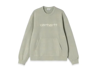 Carhartt WIP Painter Sweat "Shady Green/Destroy Wash/Splatter"
