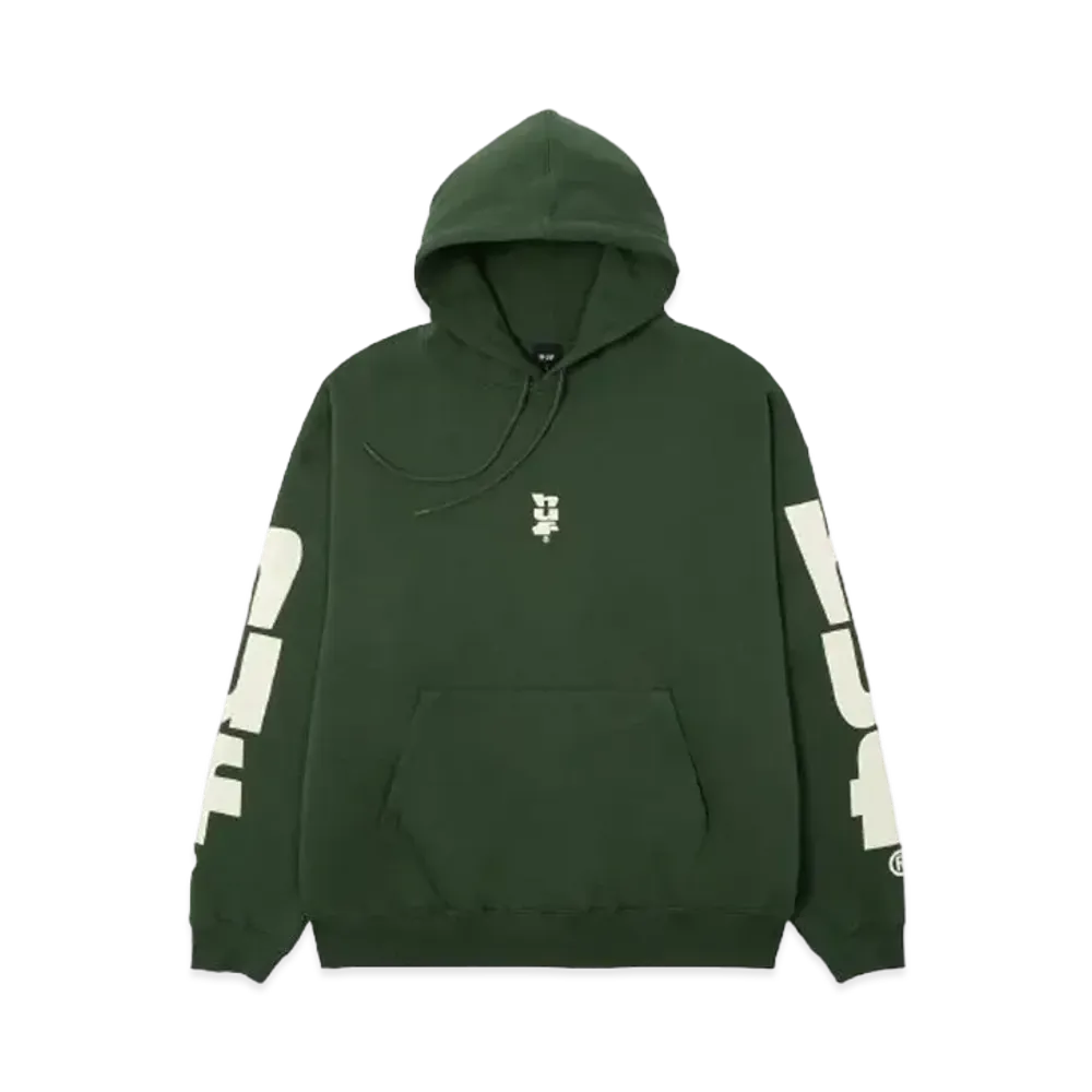 HUF Megablast Stretch Hoodie "Hunter Green"