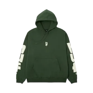 HUF Megablast Stretch Hoodie "Hunter Green"