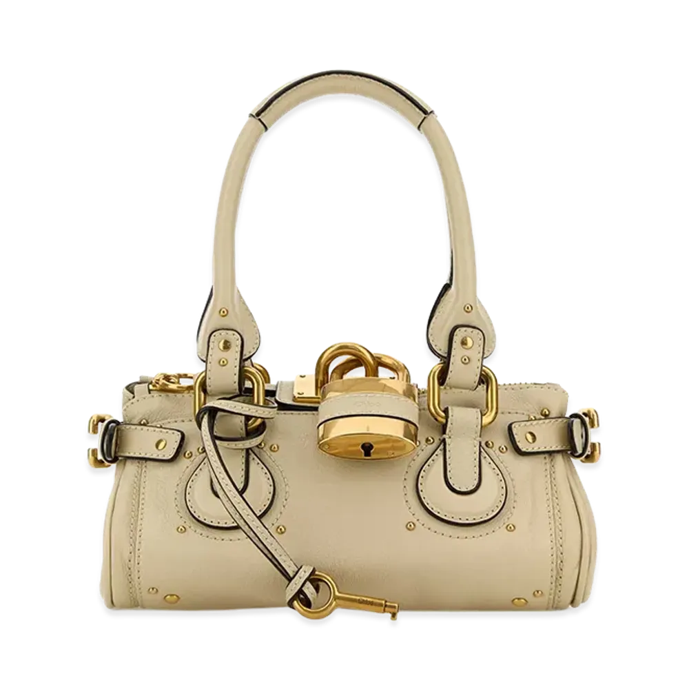 Chloe Women's Leather Small Paddington Handbag "White"