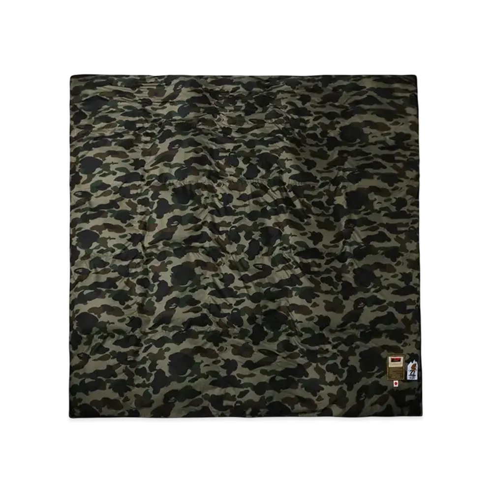 A BATHING APE x NANGA 1st Camo Down Duvet Double DX "Green"