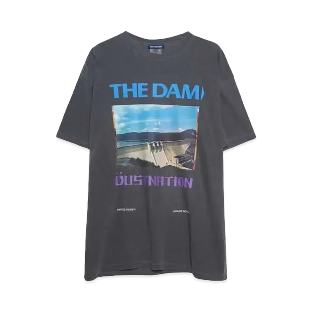 DUSTNATION THE DAM S/S TEE "CHARCOAL"