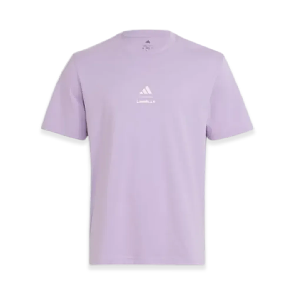 adidas Les Mills Mind Body Graphic T-Shirt "Powder Plum"