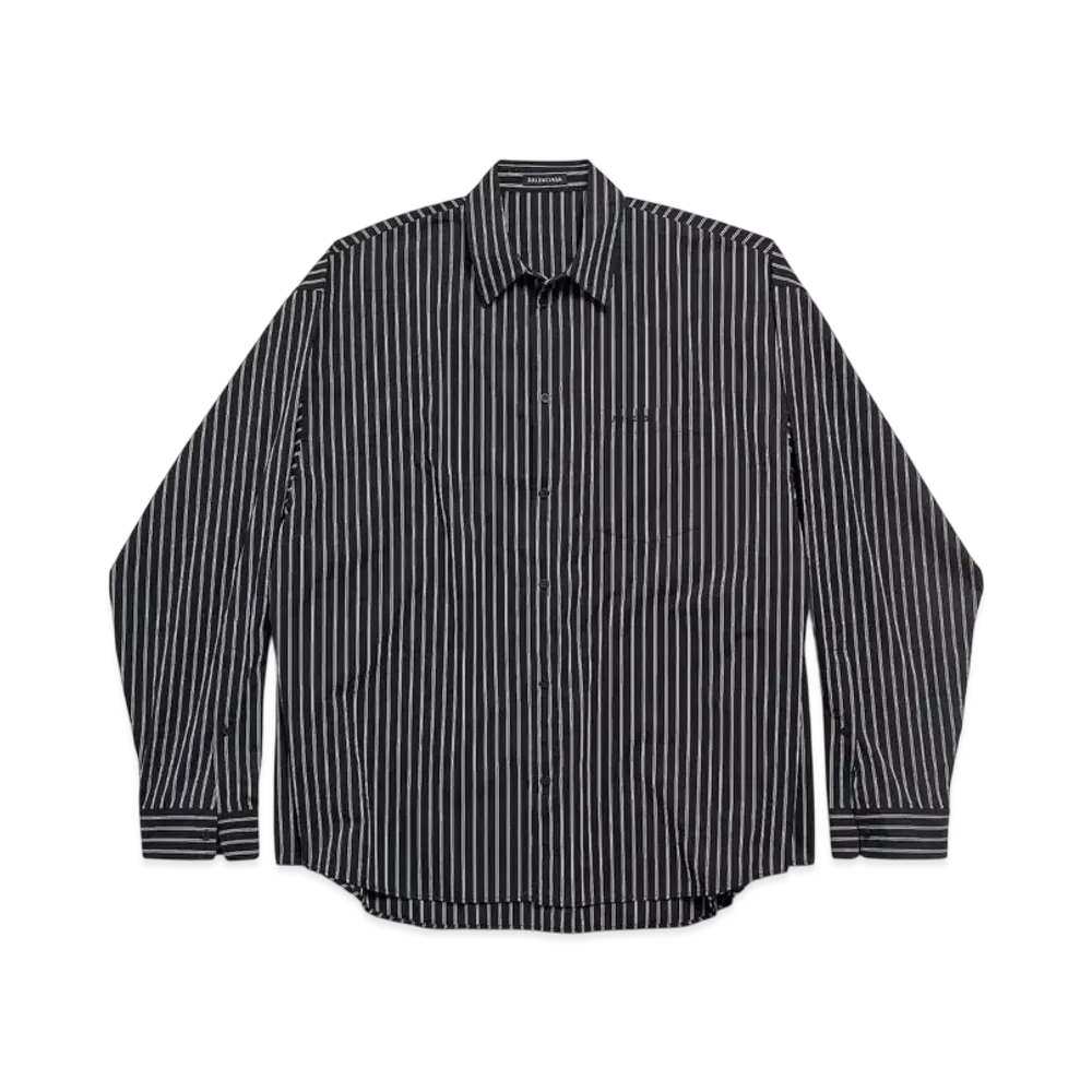 BALENCIAGA Men's Flatground Shirt "Black/White"