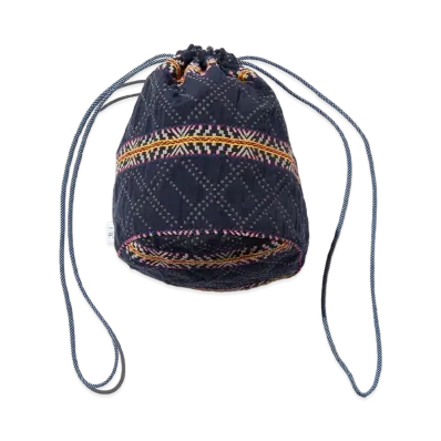 F/CE. Embroidered Purse M "Navy"