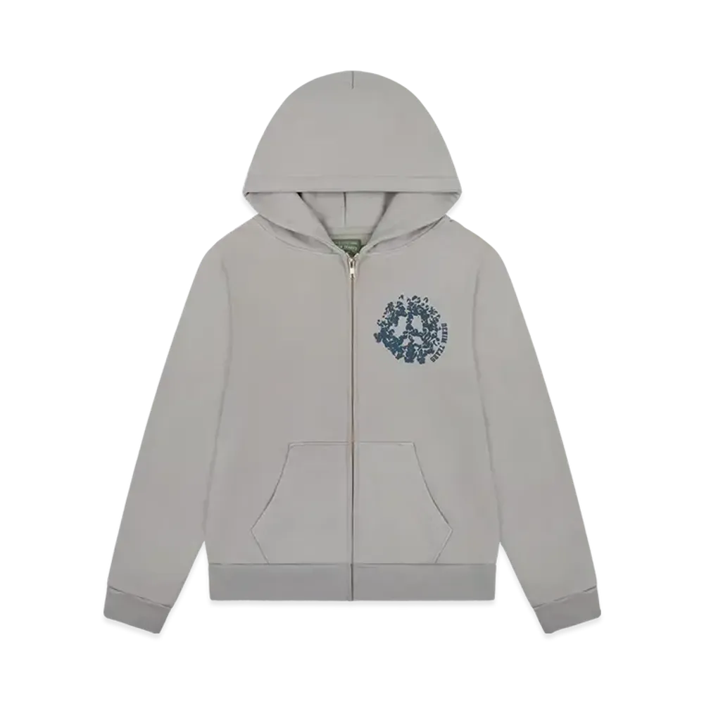 DENIM TEARS Denim University Zip Hoodie "Grey"