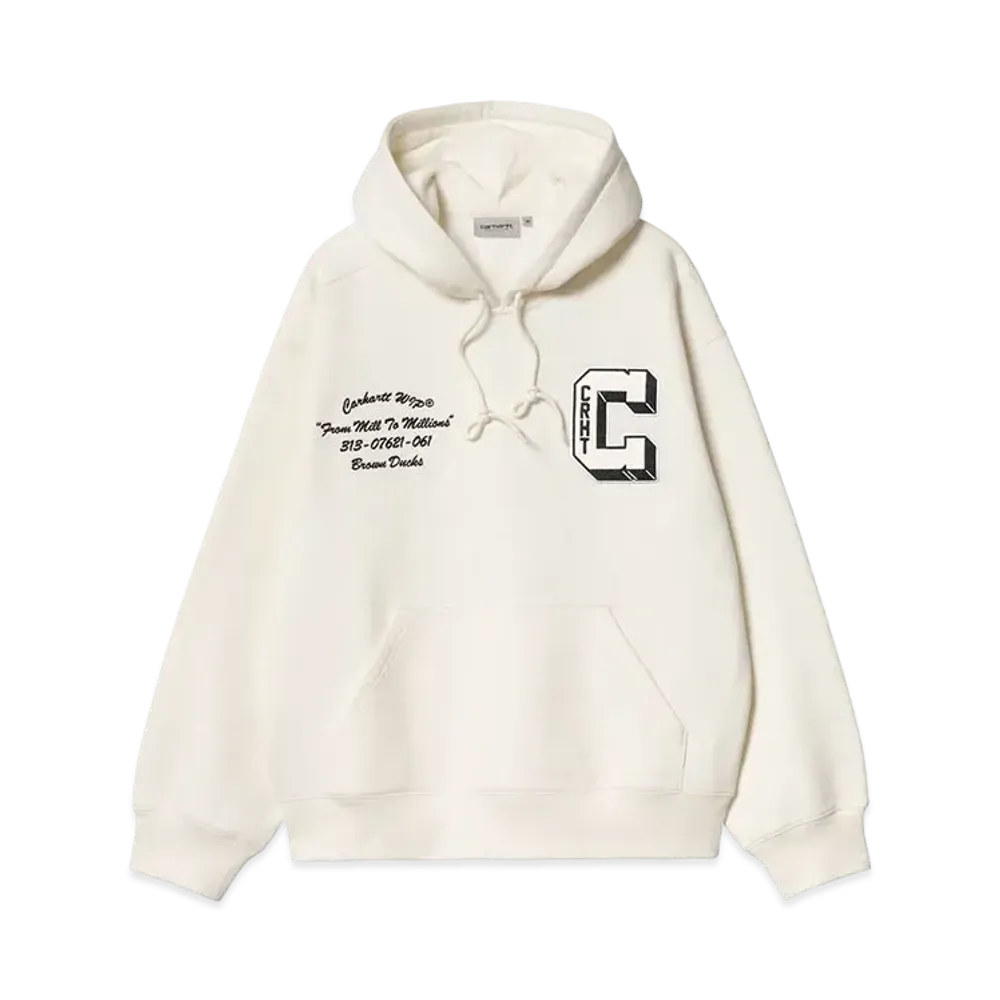 Carhartt WIP Hooded Brown Ducks Sweat "Wax"