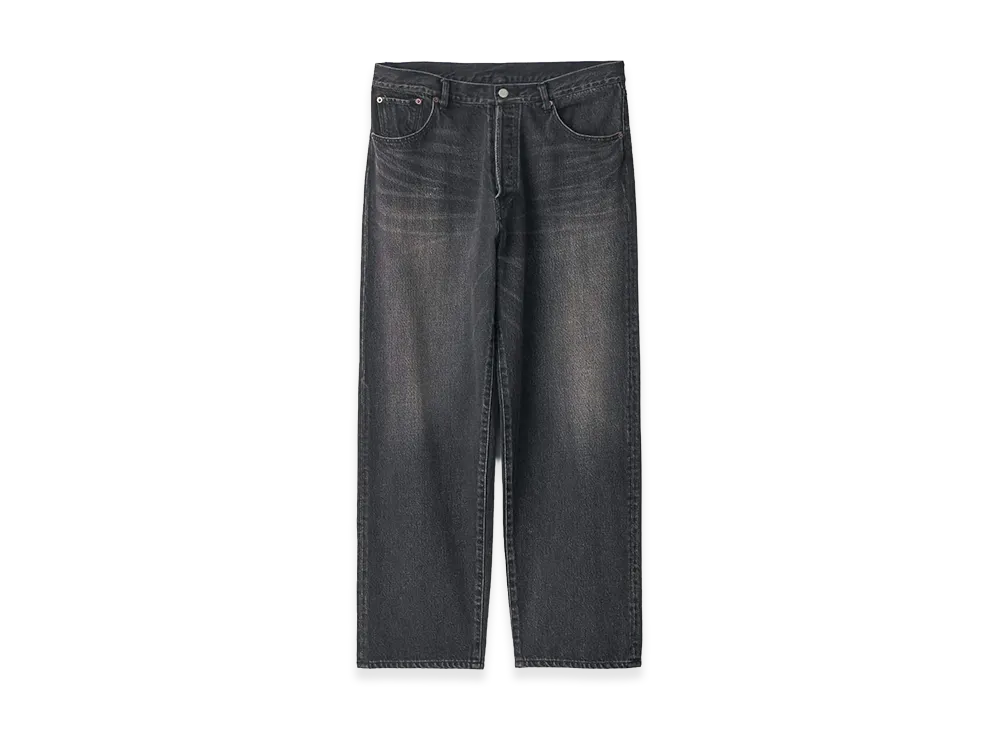 ssstein Oversize Fit Denim Pants "Black"