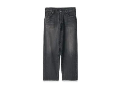 ssstein Oversize Fit Denim Pants "Black"