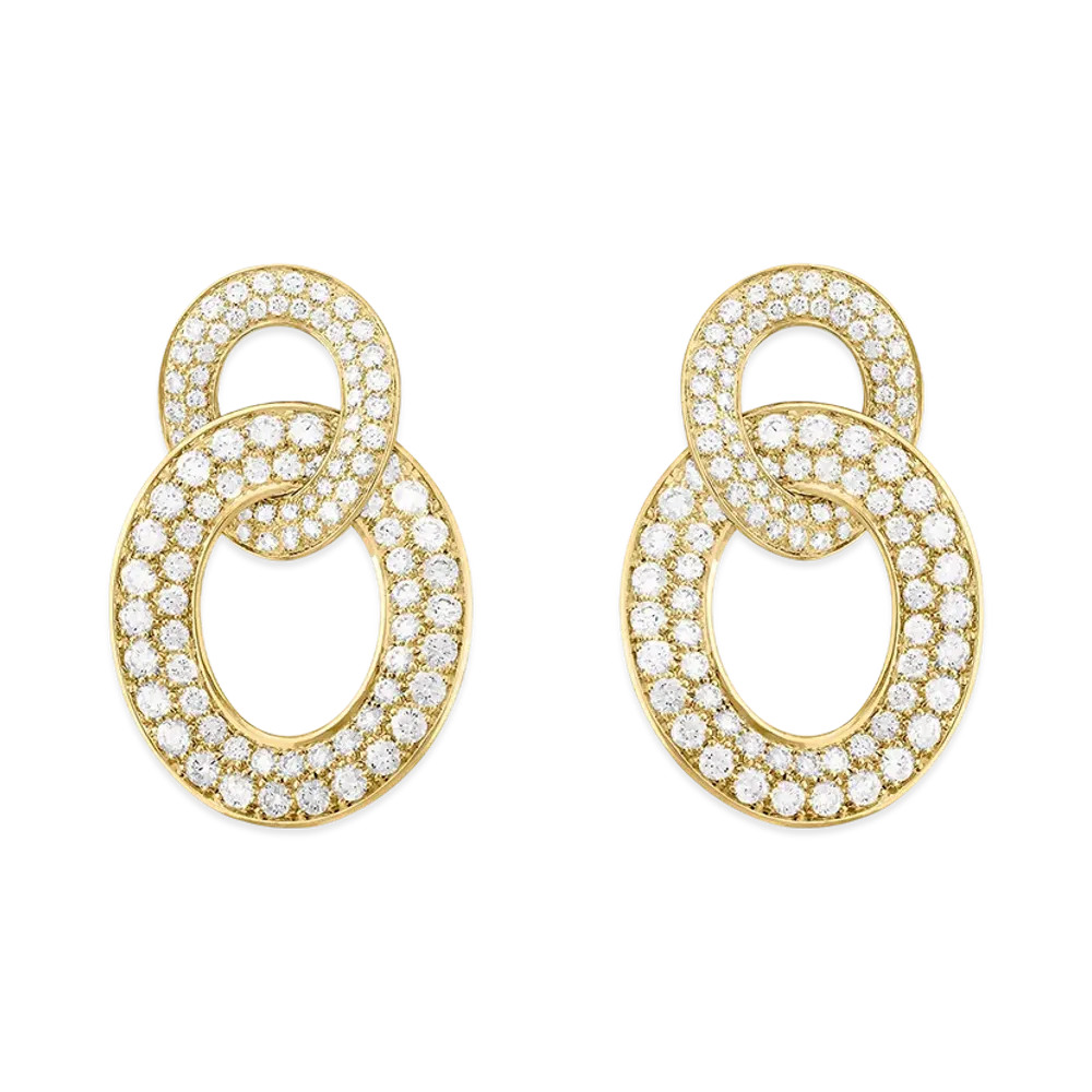 Van Cleef & Arpels Olympia earrings "18K Yellow gold/Diamond"