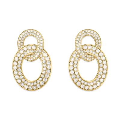 Van Cleef & Arpels Olympia earrings "18K Yellow gold/Diamond"