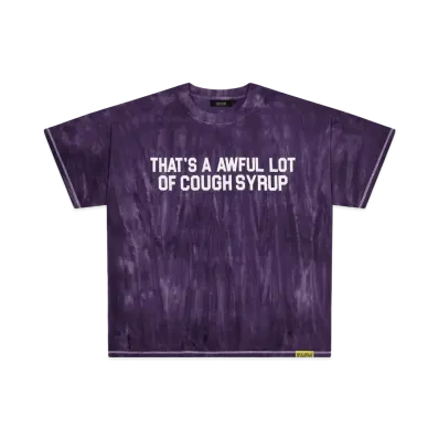 TRAPSTAR x COUGH SYRUP Irongate Washed T-Shirt "Purple"