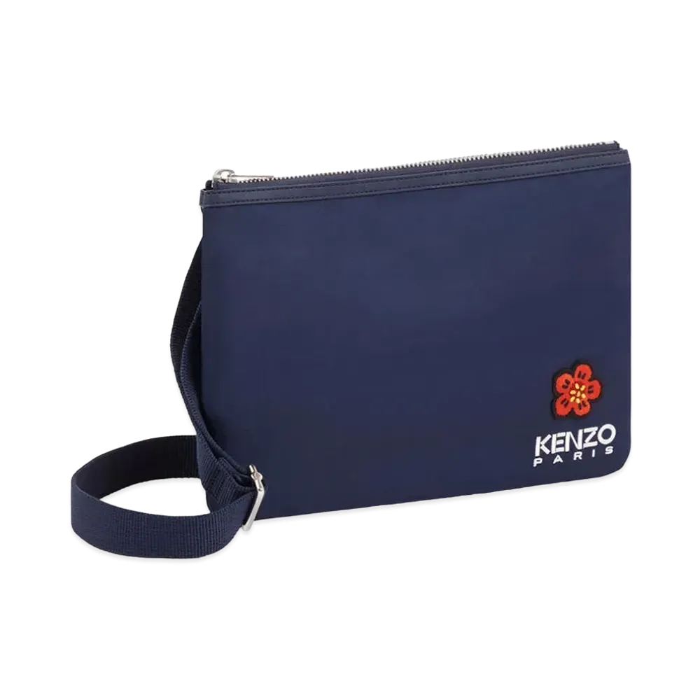 KENZO Crest Crossbody Bag "Midnight Blue"