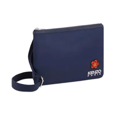 KENZO Crest Crossbody Bag "Midnight Blue"