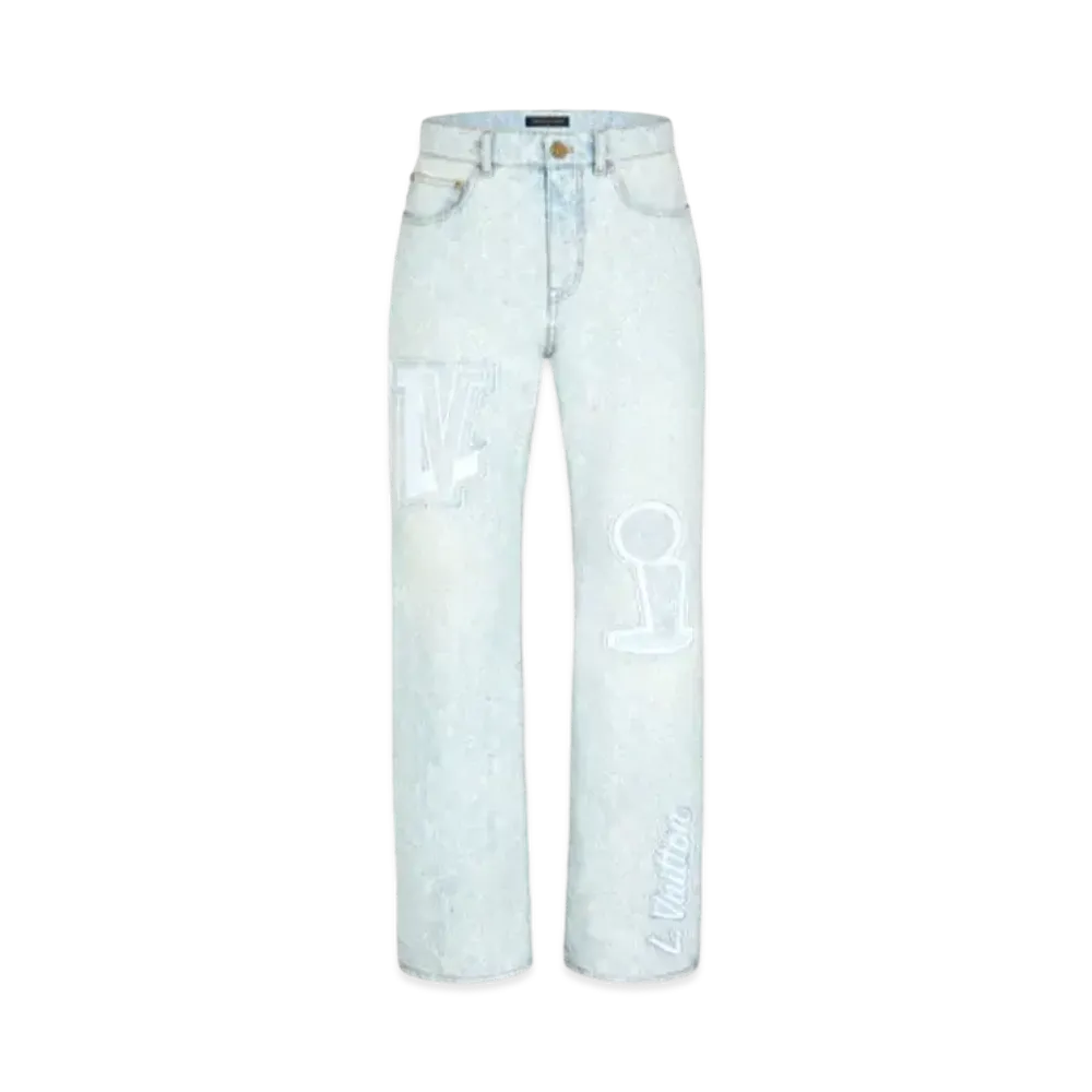Louis Vuitton LVxNBA Flared Denim Pants
