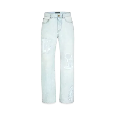 Louis Vuitton LVxNBA Flared Denim Pants