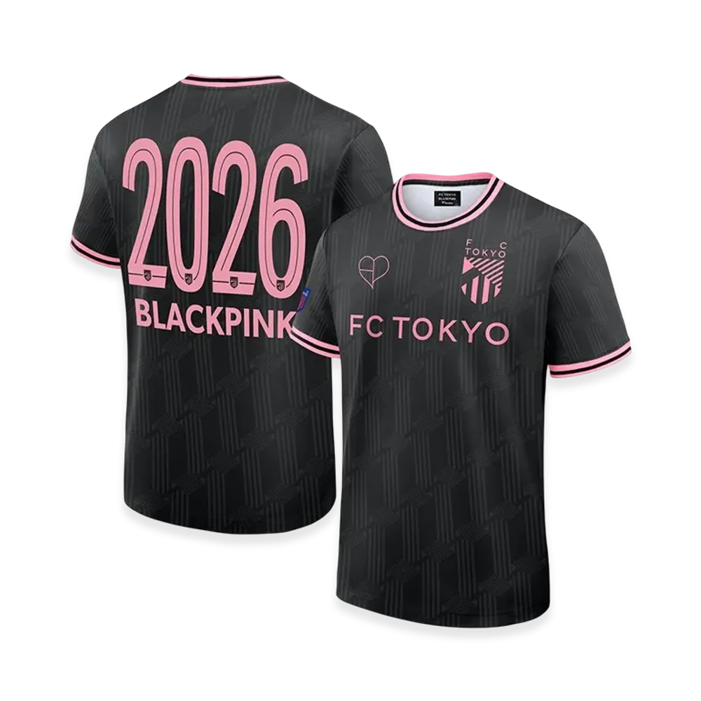 BLACKPINK x FC Tokyo Confit T-Shirt "Black"