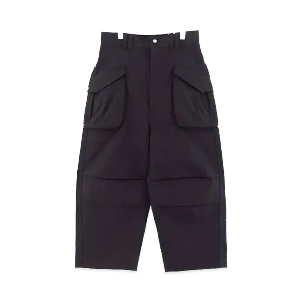 JUNYA WATANABE Ester Ox x Cotton Sulfide Ox Ball Bio Washed Pants "Black"