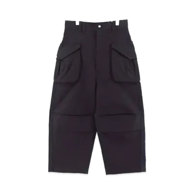 JUNYA WATANABE Ester Ox x Cotton Sulfide Ox Ball Bio Washed Pants "Black"