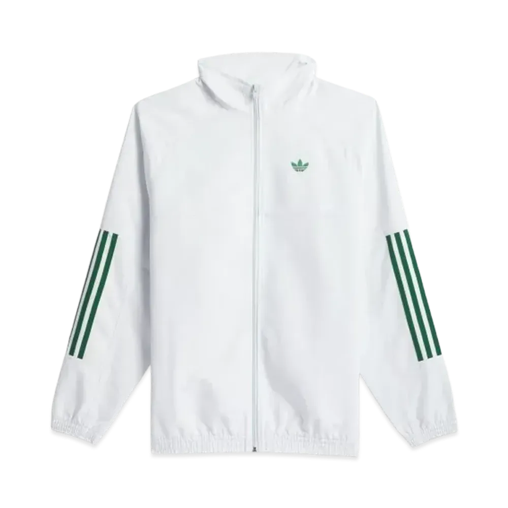 adidas Skateboarding Gatsele Track Jacket (Gender Neutral) "Crystal White/Dark Green"