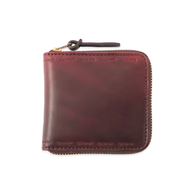 visvim Leather Bi-Fold (Cordovan) "Burgundy"
