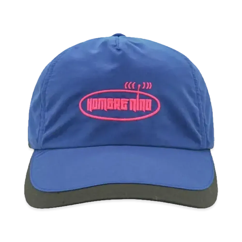 HOMBRE Nino ANTENNA LOGO NYLON CAP "BLUE"