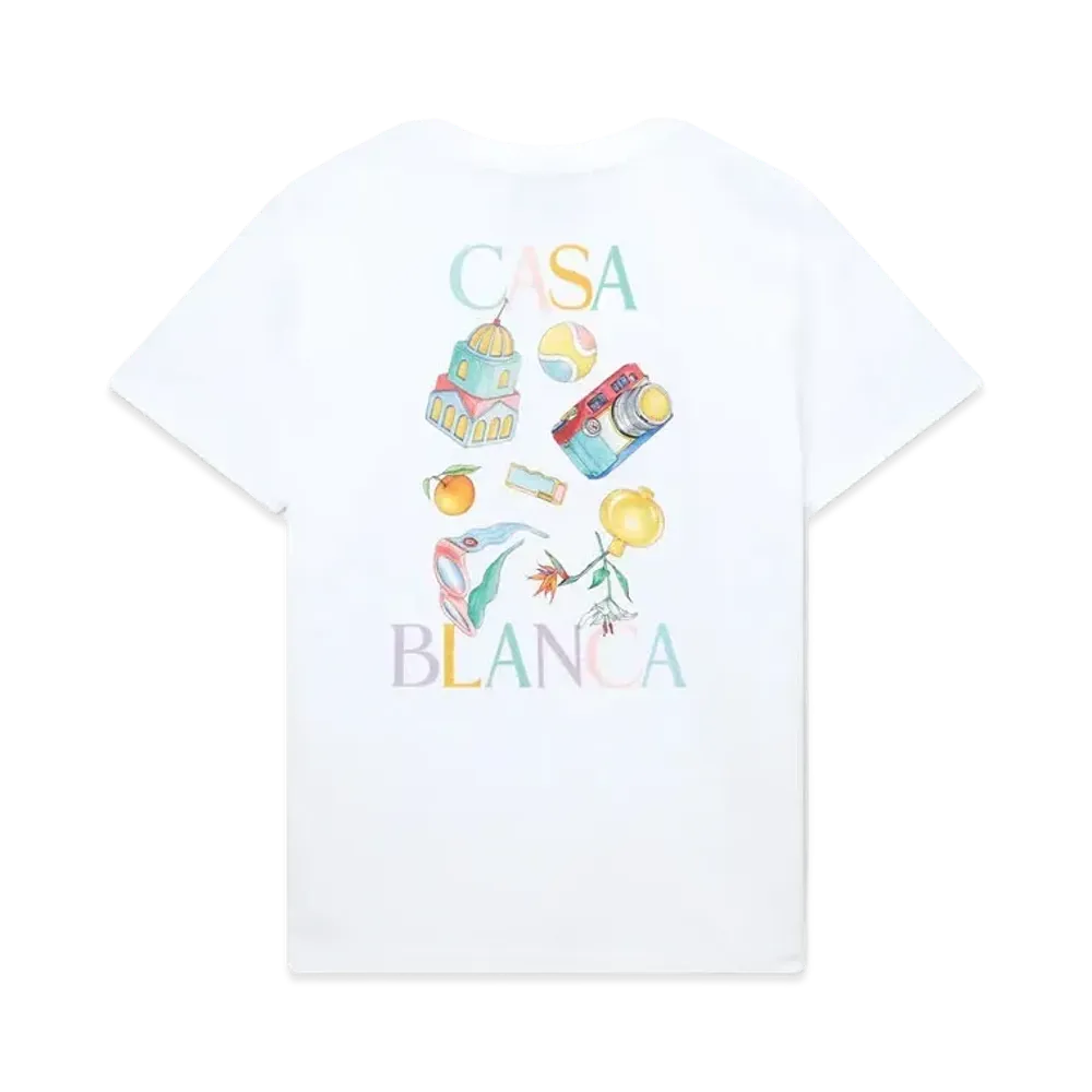 Casablanca Objets En Vrac T-Shirt "White"