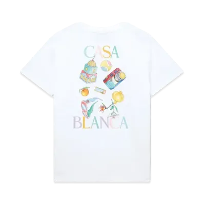 Casablanca Objets En Vrac T-Shirt "White"
