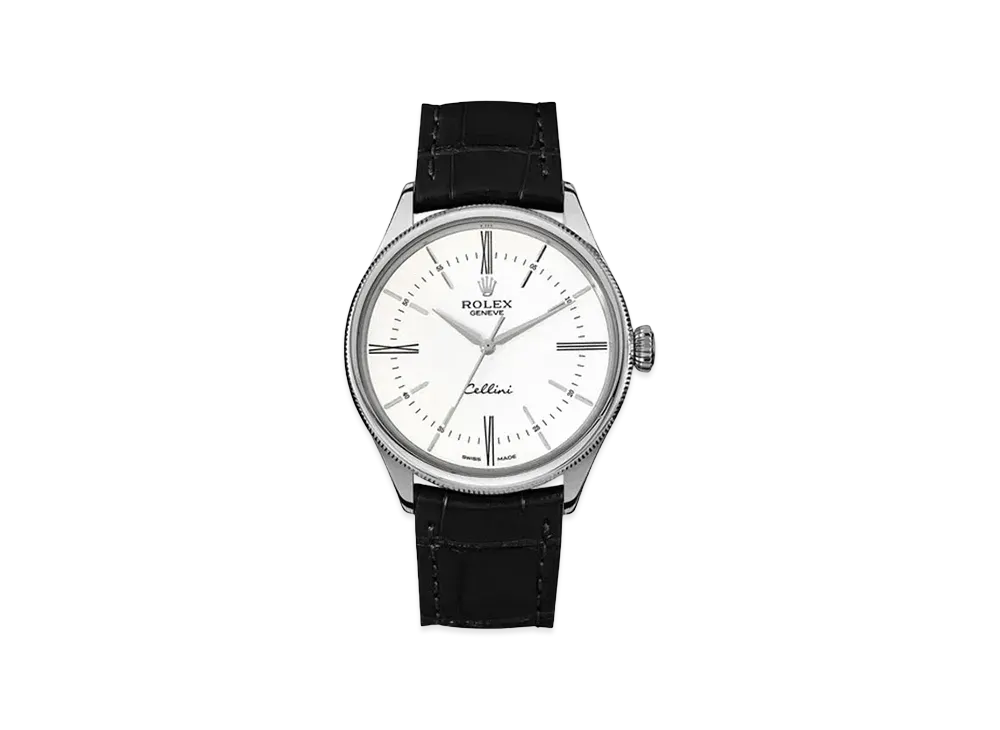 ROLEX Cellini Time "White/White Gold"