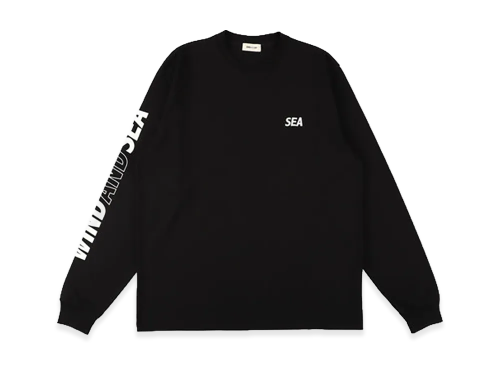 WIND AND SEA L/S Tech Pocket Tee "Black"