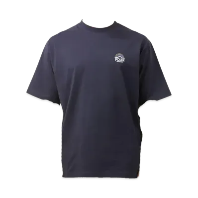 POLeR Rainbow Relaxed Fit Crew Neck SS Tee "Navy"