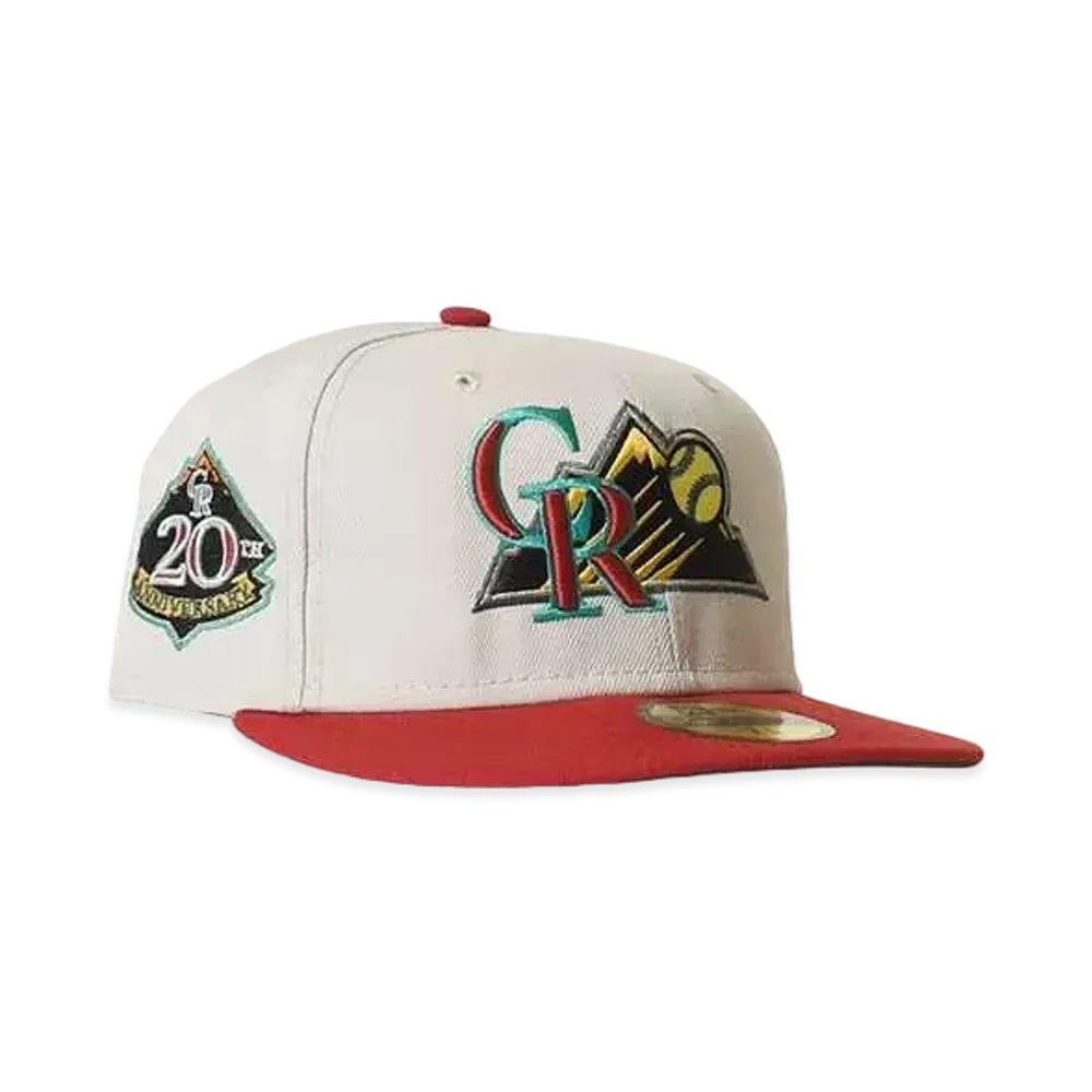 NEW ERA Colorado Rockies 20th anniversary "NATURAL×RED"