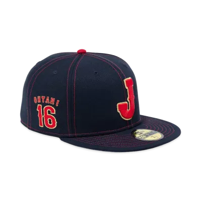 NEW ERA 59Fifty 2026 World Baseball Classic Samurai Japan Players OHTANI 16 "Navy"