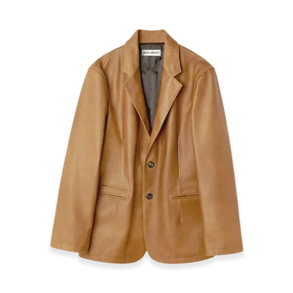 OUR LEGACY Opening Blazer "Burnt Sugar Leather"