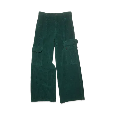 Acne Studios Corduroy Cargo Trousers "Night Green"