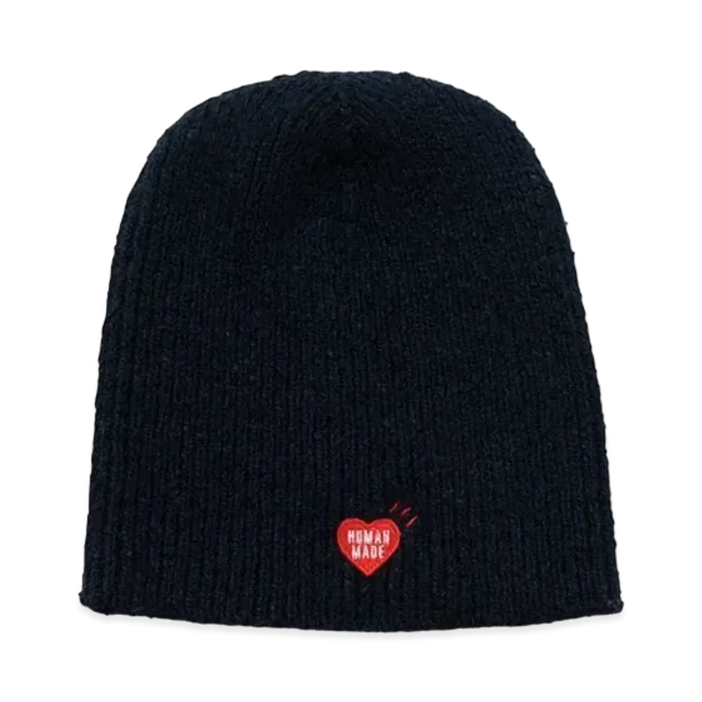 HUMAN MADE COTTON SHORT BEANIE "Navy"