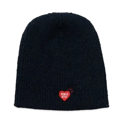 HUMAN MADE COTTON SHORT BEANIE "Navy"