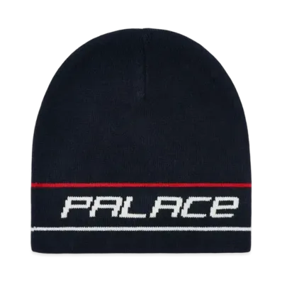 Palace Stripe Nein Cuff Beanie "Navy"