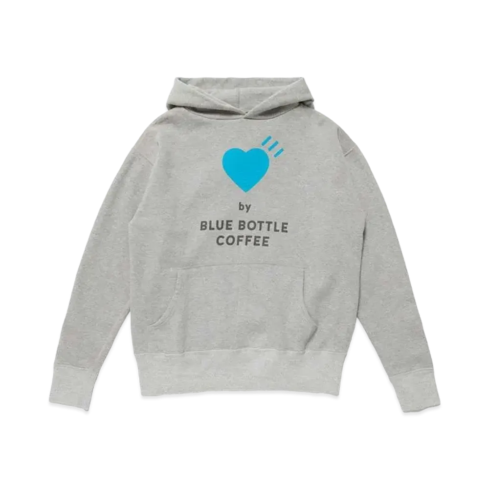 HUMAN MADE HOODED SWEATSHIRT BLUE BOTTLE COFFEE "Grey"