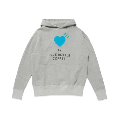 HUMAN MADE HOODED SWEATSHIRT BLUE BOTTLE COFFEE "Grey"