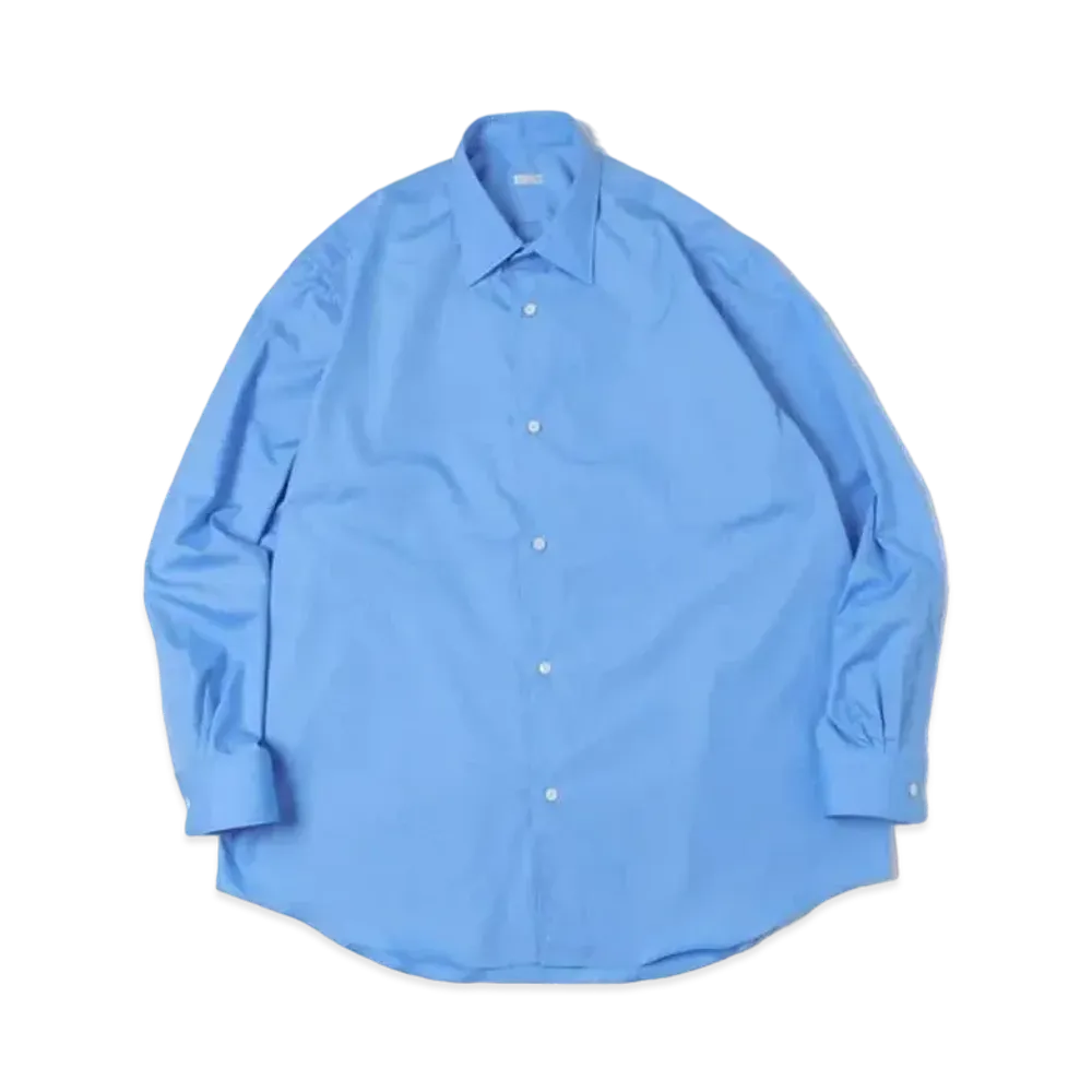 A.PRESSE Regular Collar Shirt "Sax"