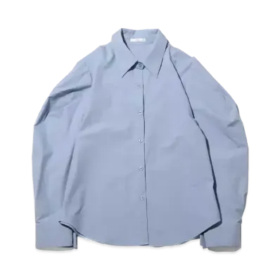 atmos pink Puff Sleeve Pastel Shirt "Blue"